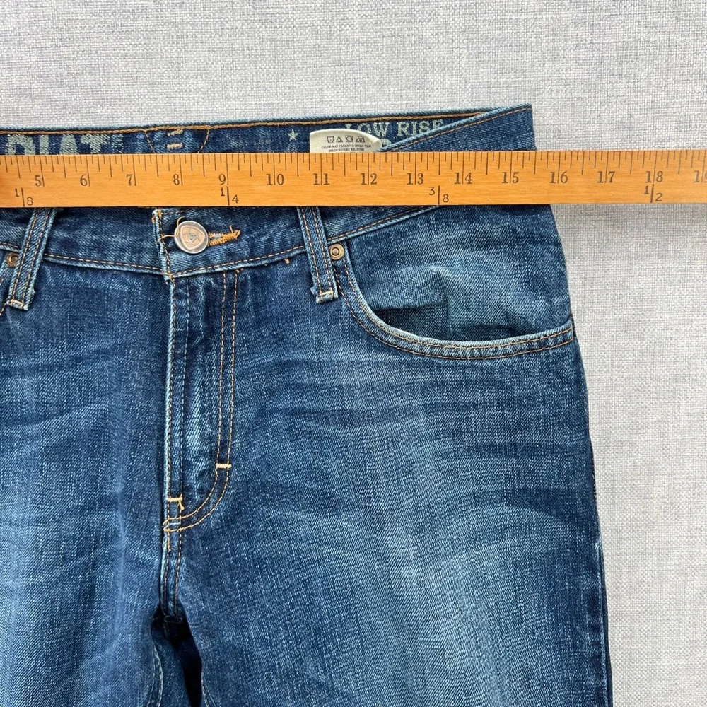 Ariat M4 Bootcut Jeans Mens 30x34 Blue Low Rise Denim Western Cowboy Workwear